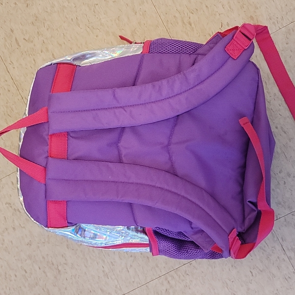 New🦄Unicorn Metallic Bookbag with Confetti - Picture 4 of 8